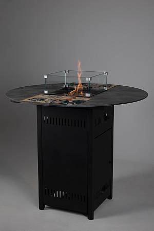 NOVA BAR STAND APERITIVO  Y:100cm x Μ:81 x Π:81